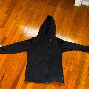 Black Athletic Zip Up